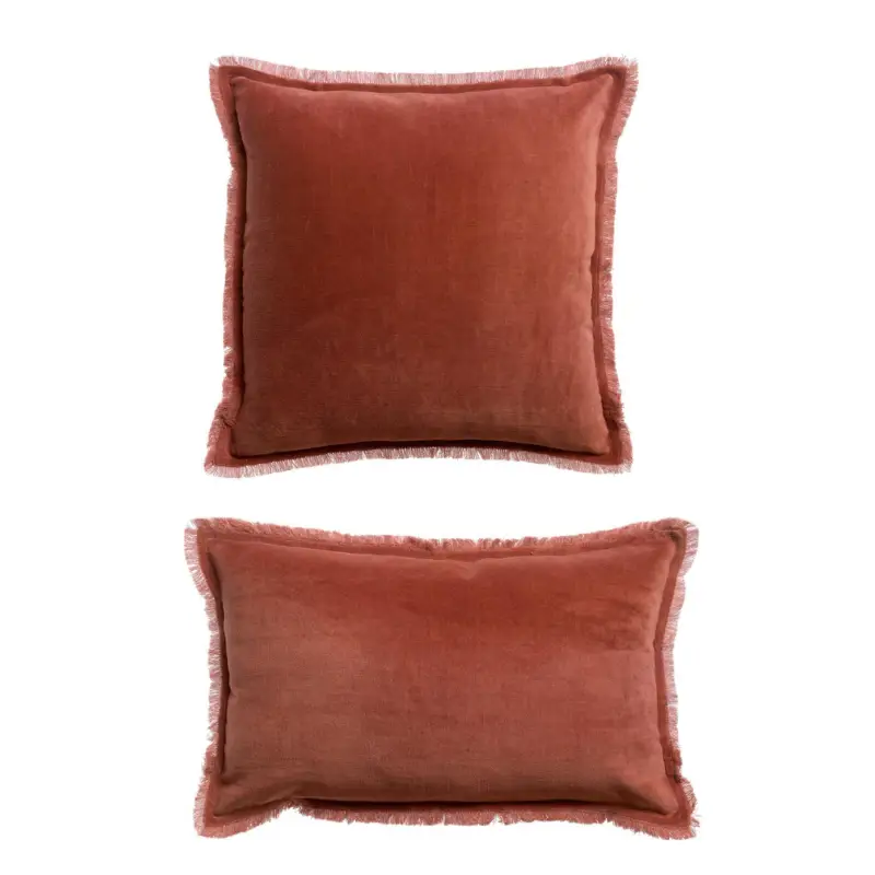 Coussin uni Fara Sienne, Vivaraise Vente Flash