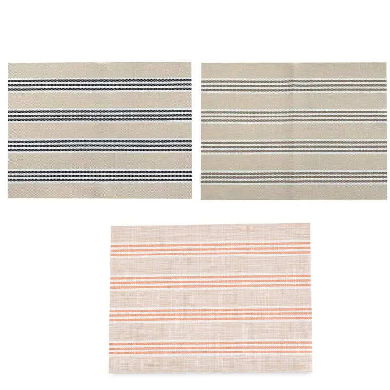 Satisfait Ou Remboursé Set de table rayures, Opjet