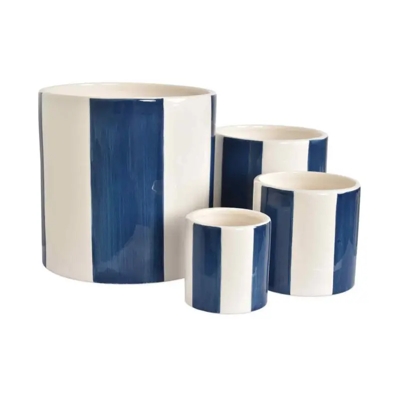 Pot rayures bleu, Opjet Certifié
