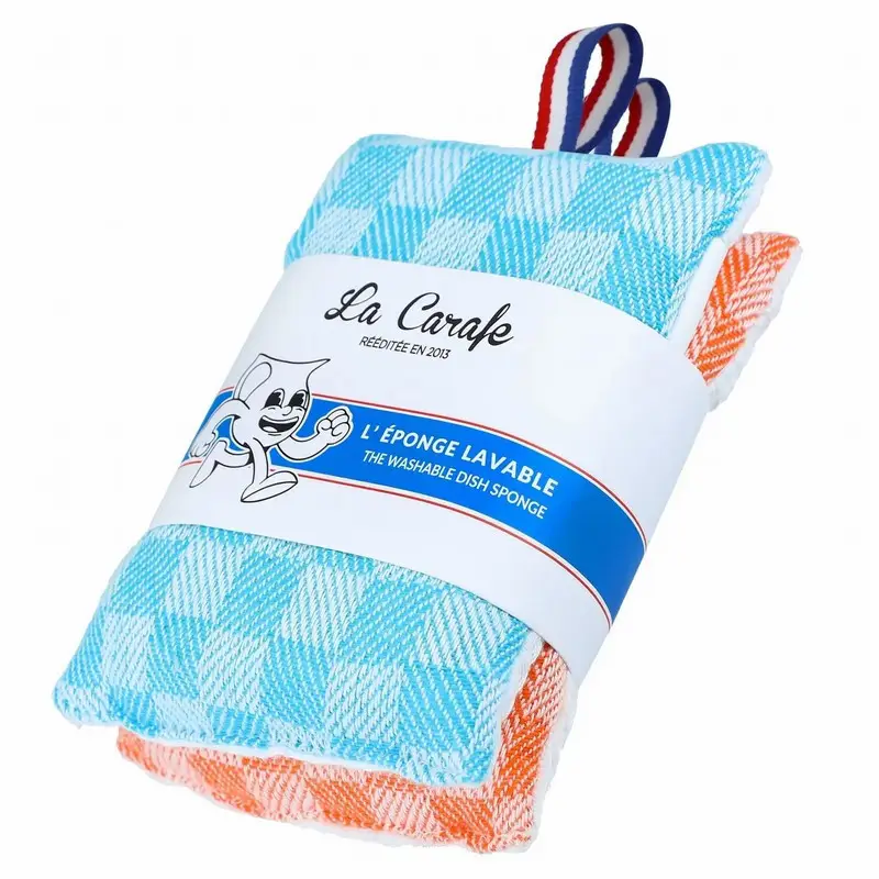 Lot de 2 Eponges Damier, La Carafe Satisfait Ou Remboursé