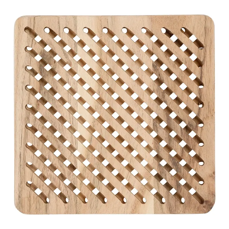 Prix Cassé Dessous de Plat 20 cm en Acacia Dalbert, Côté Table