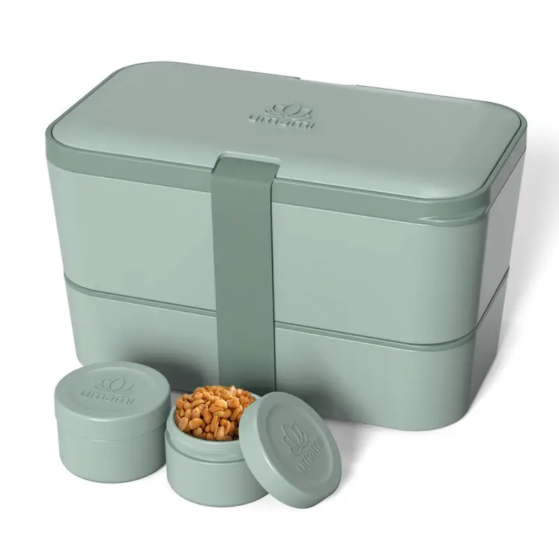 Boîte Bento Modulable 1.5 L Vert Ardoise, Umami Prix Cassé