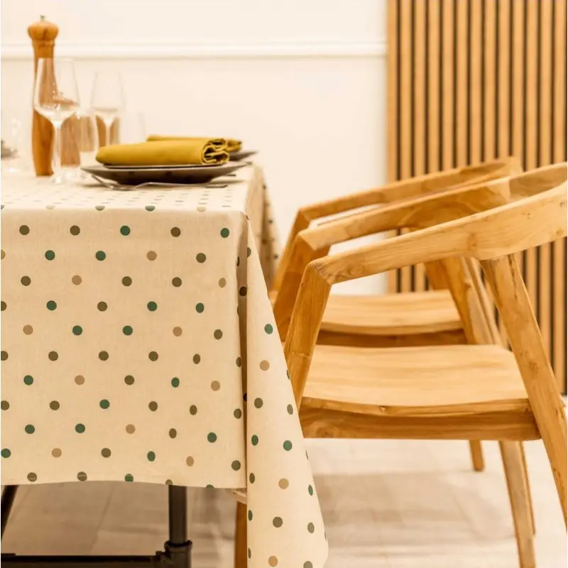 Nappe enduite Lorette Émeraude, Sud Etoffe Vente Flash