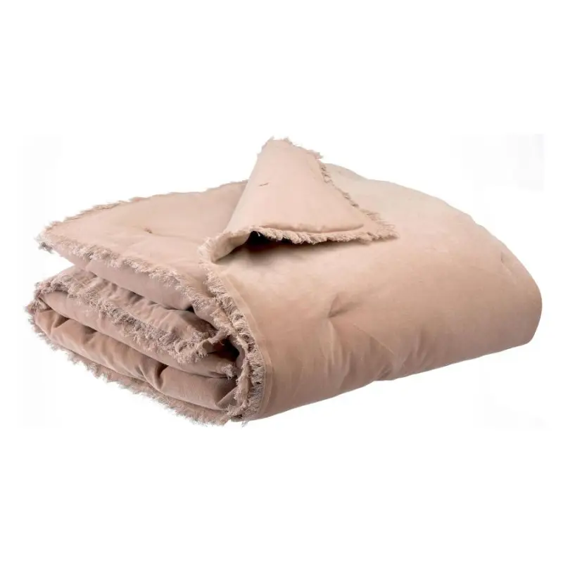 Plaid Fara Taupe, Vivaraise Petit Prix