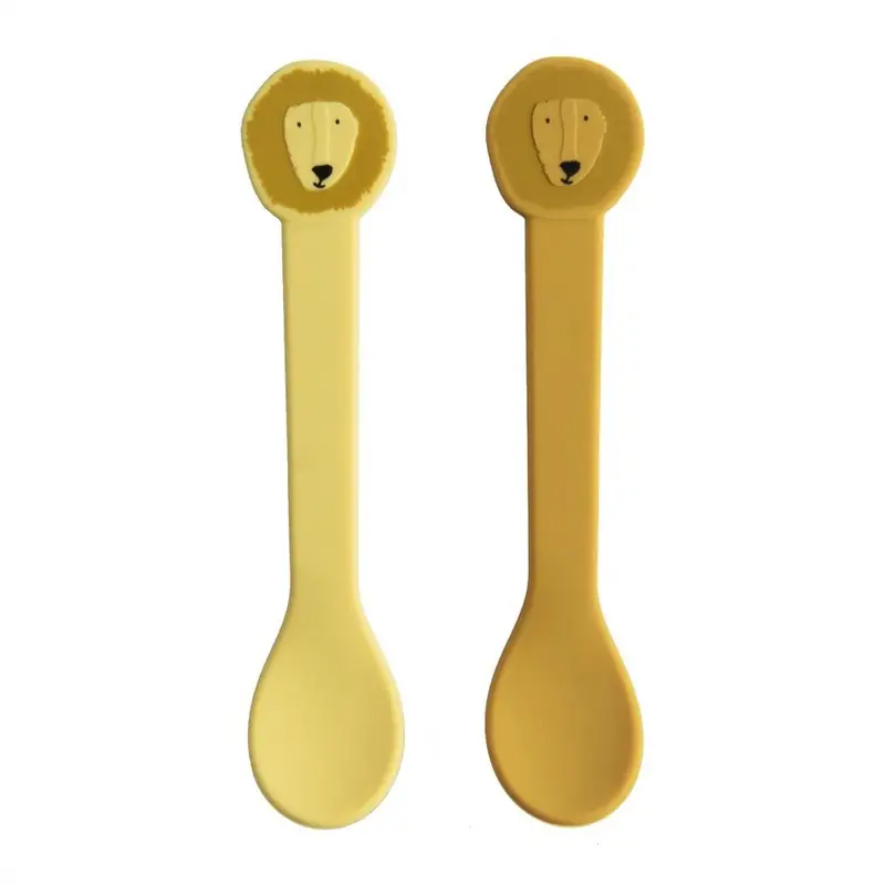 Prix Promo Set 2 cuillères silicone Mr Lion, Trixie