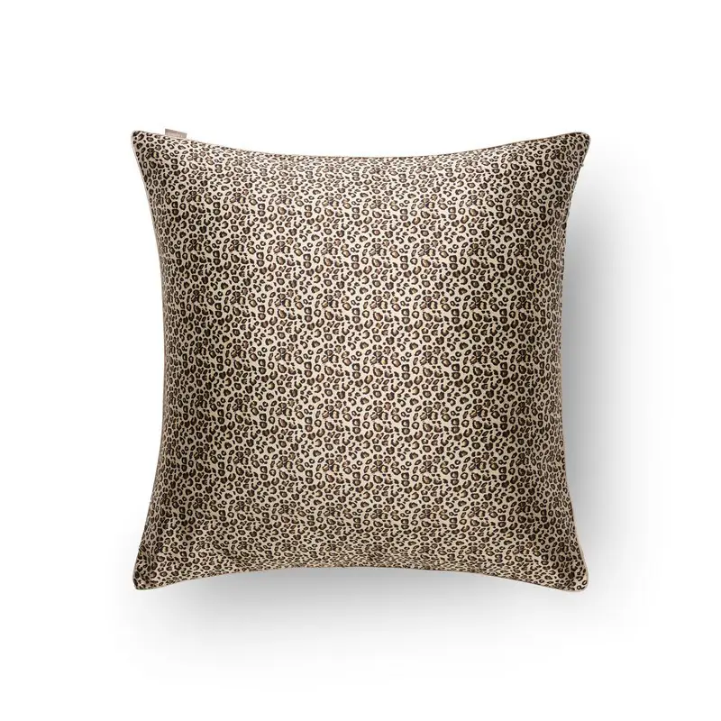 Certifié Taie d&rsquo;Oreiller en Soie 65 x 65 cm Léopard, Emily&rsquo;s Pillow