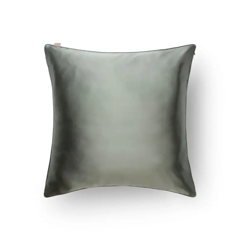 Offre Spéciale Taie d&rsquo;Oreiller en Soie 65 x 65 cm Vert Sauge, Emily&rsquo;s Pillow