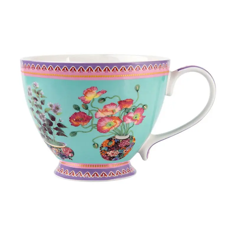 Tasse à pied 40 cl Poppy Jardin, Maxwell & Williams Retour Gratuit
