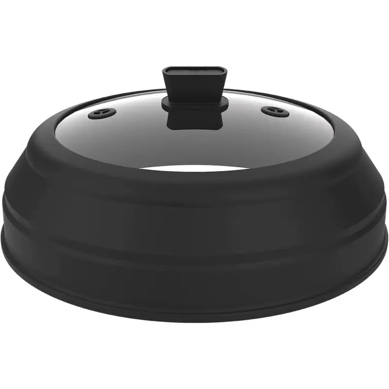 Nouveauté Cloche micro-ondes pliable en verre et silicone, Mastrad