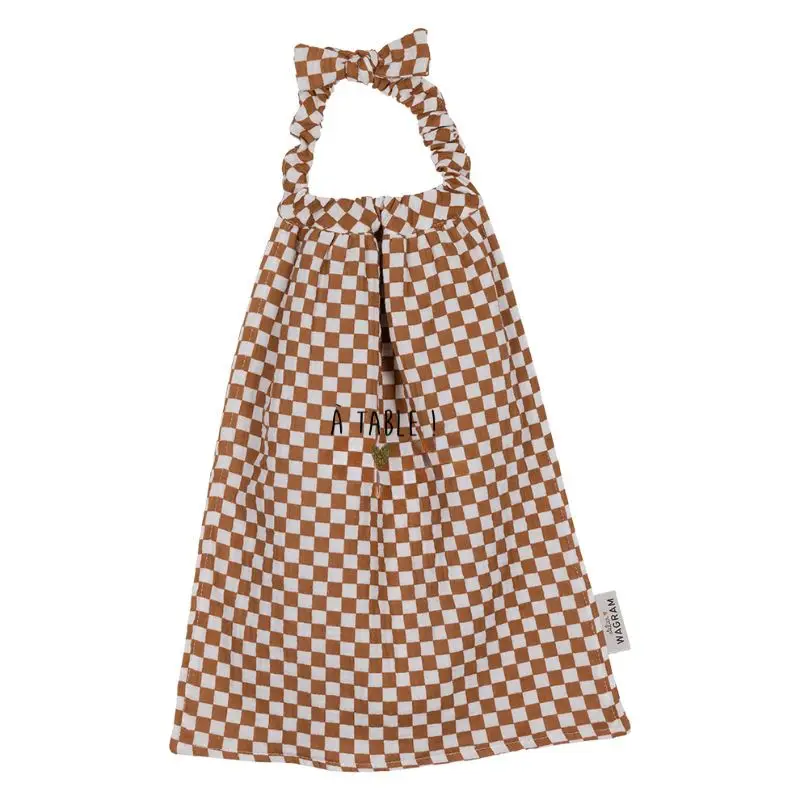 Must-Have Serviette de cantine en Gaze de coton Damier, Atelier Wagram