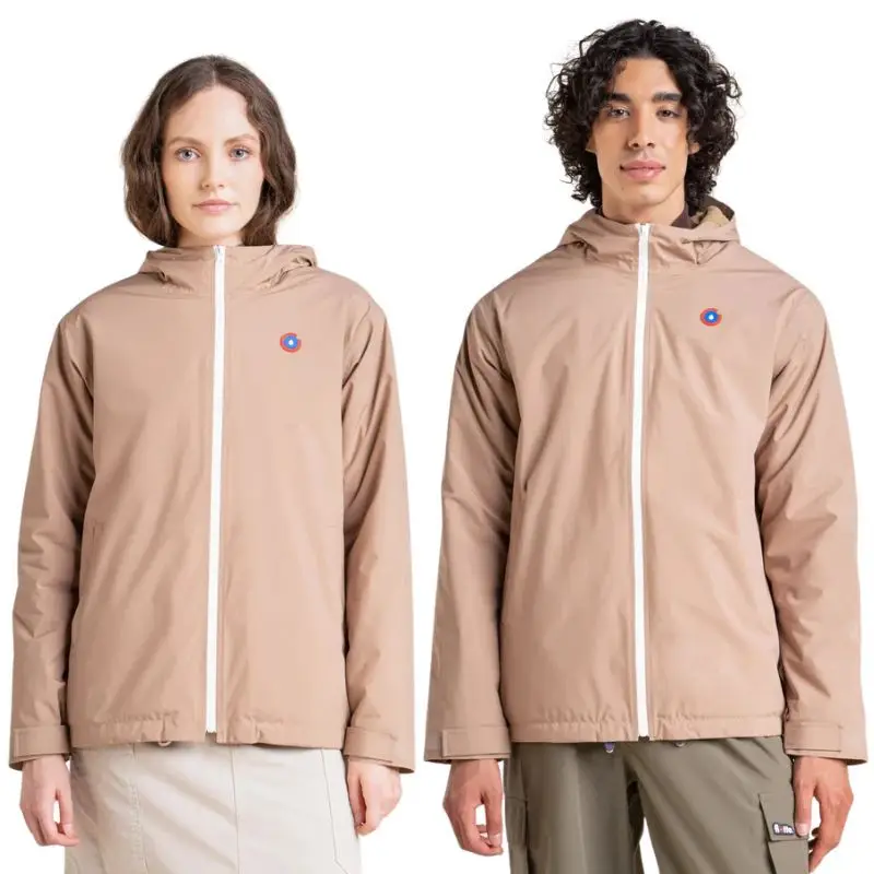 Dernière Chance Parka Courte Imperméable et Polaire Mixte Lazare Sahara, Flotte