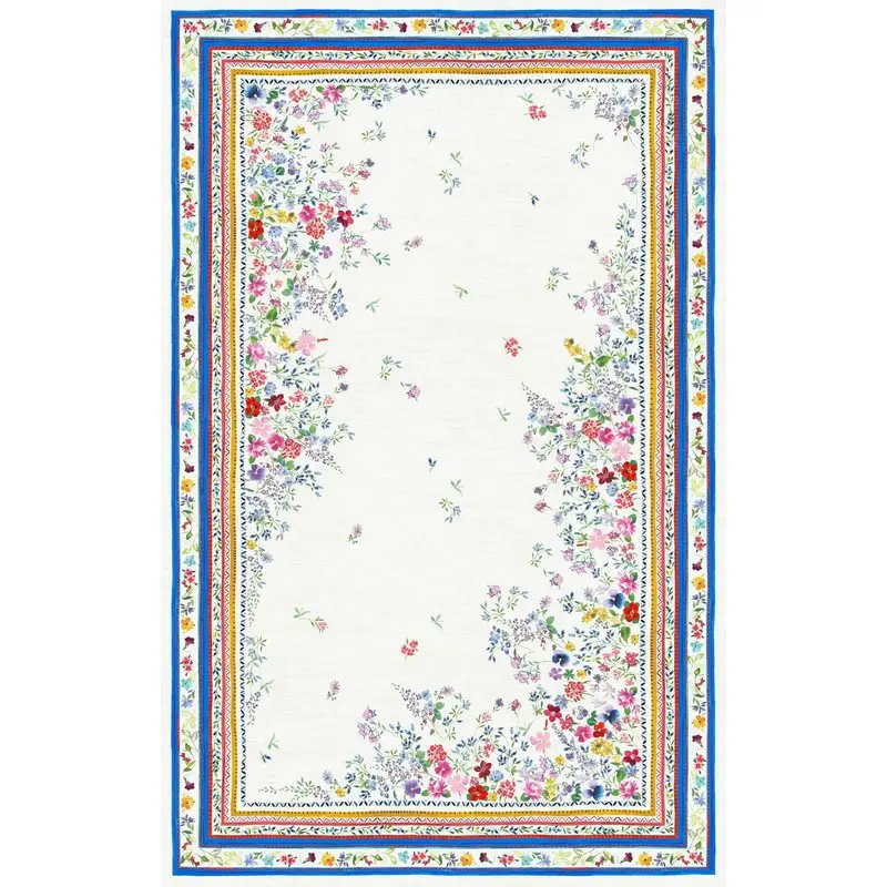 Acheter En Ligne Nappe en lin Primula Blue, Tessitura Toscana Telerie