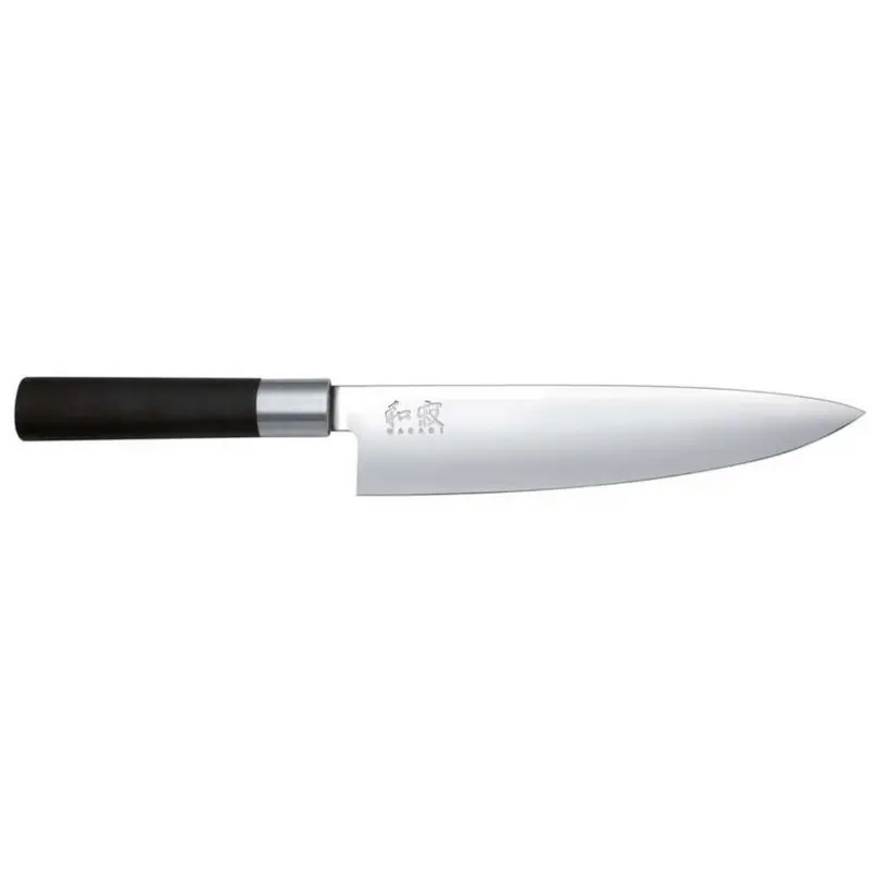 Couteau de Chef 20cm Wasabi Black, Kai Livraison Gratuite