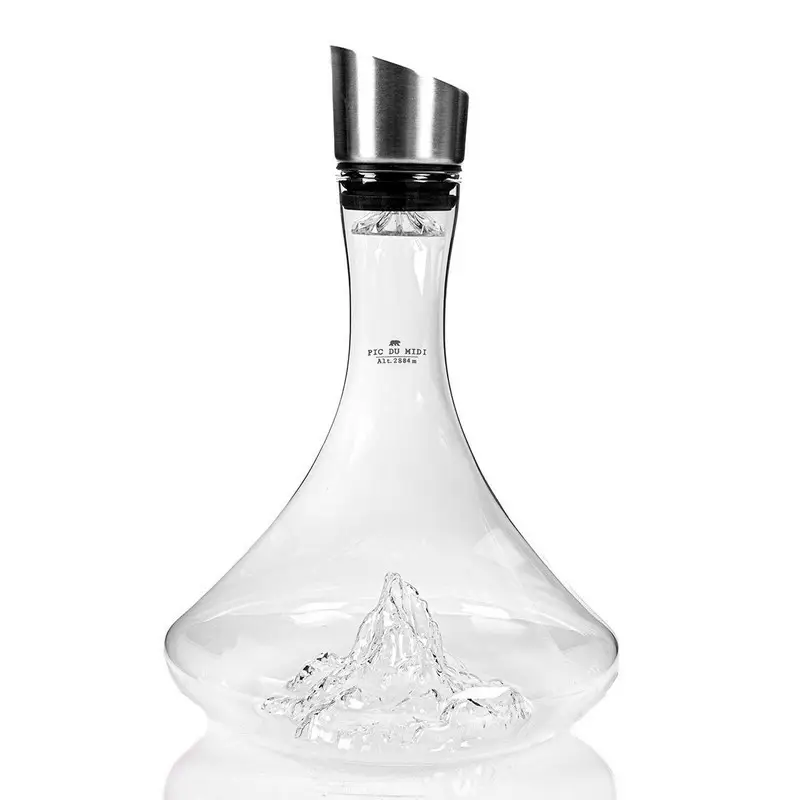 Carafe à décanter TOPOGRAPHIC Pic du Midi, Alaskan MAKER Haute Qualité