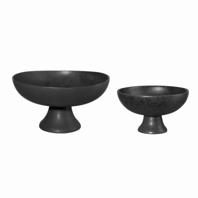 Dernière Chance Coupe sur pied Grande Nero Black Iron, Asa Selection