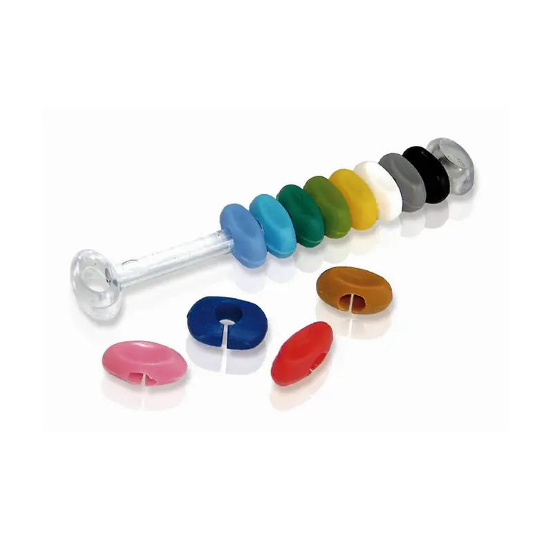 Set de 12 Marque-verres en silicone, Vin Bouquet Quantité Limitée