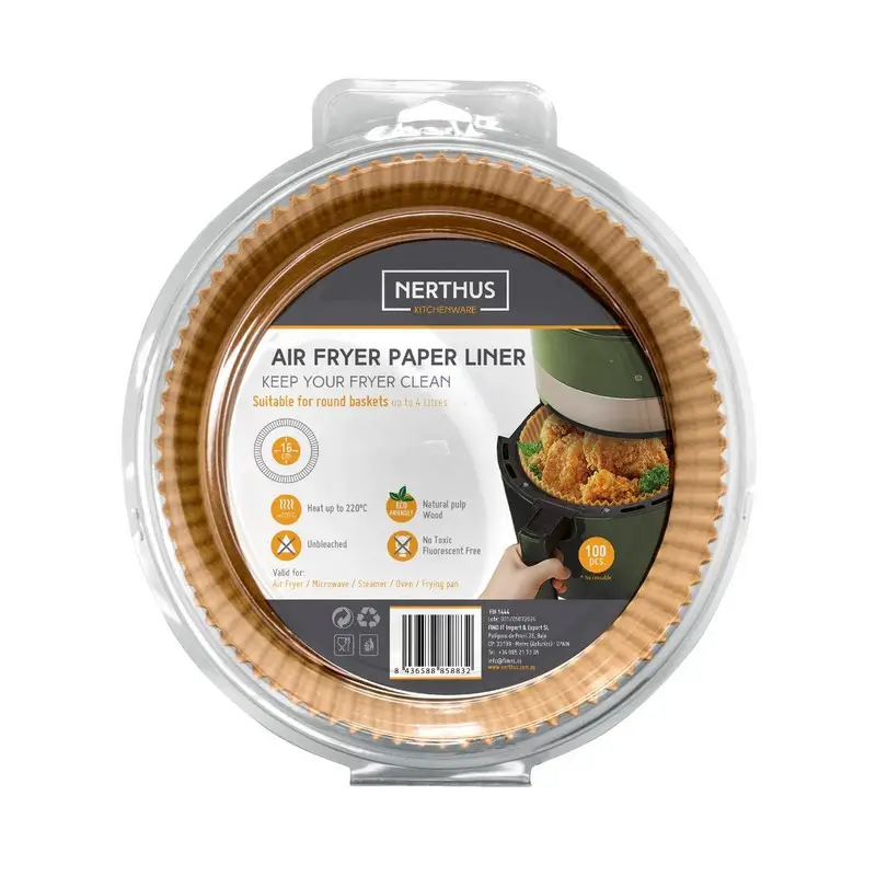 100 Plateaux Papier Rond Pour Airfryer, Nerthus Achat Immédiat