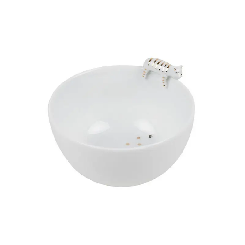 Bol en Porcelaine Chat, Räder Offre Exclusive