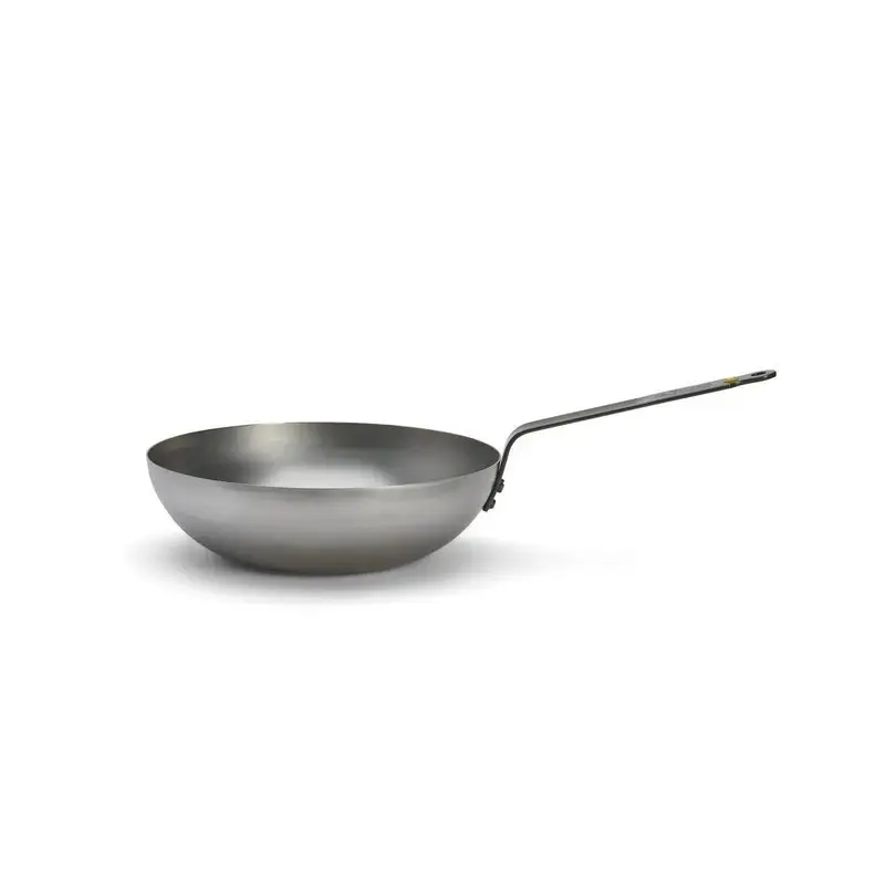 Wok Bombé en Acier Mineral B, de Buyer Bon Marché