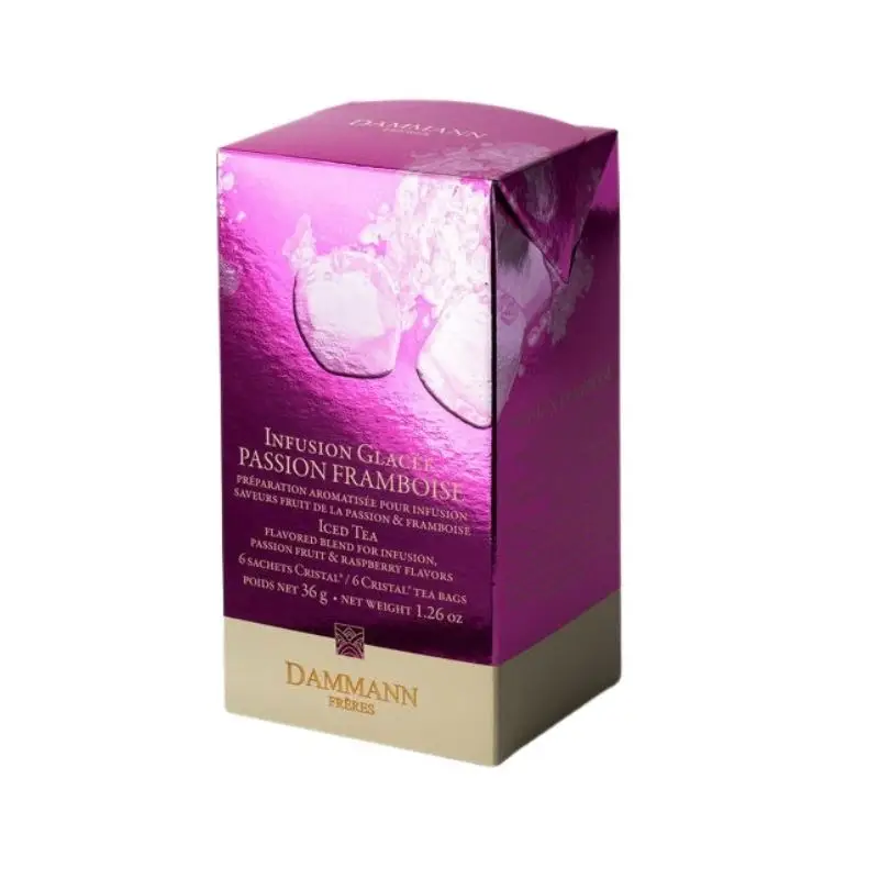 Infusion glacée Passion Framboise en sachets, Dammann Frères Vente Directe