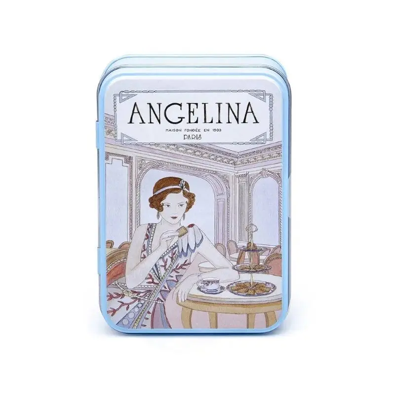 Petit Prix Boîte de Crêpes-Dentelle au Chocolat Noir, Angelina Paris