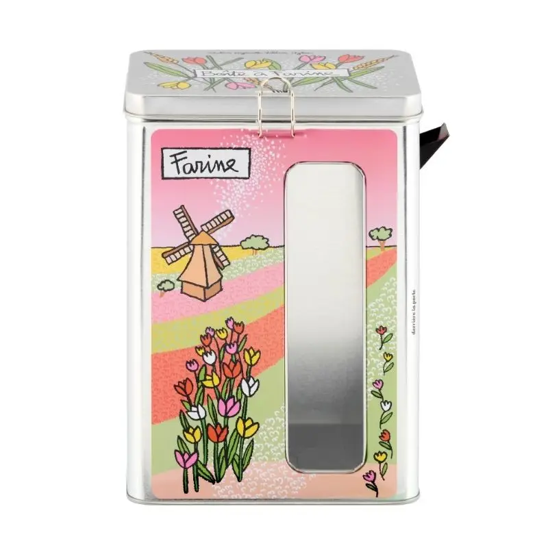Bon Marché Boîte à Fenêtre Farine Tulipes, Derrière la porte
