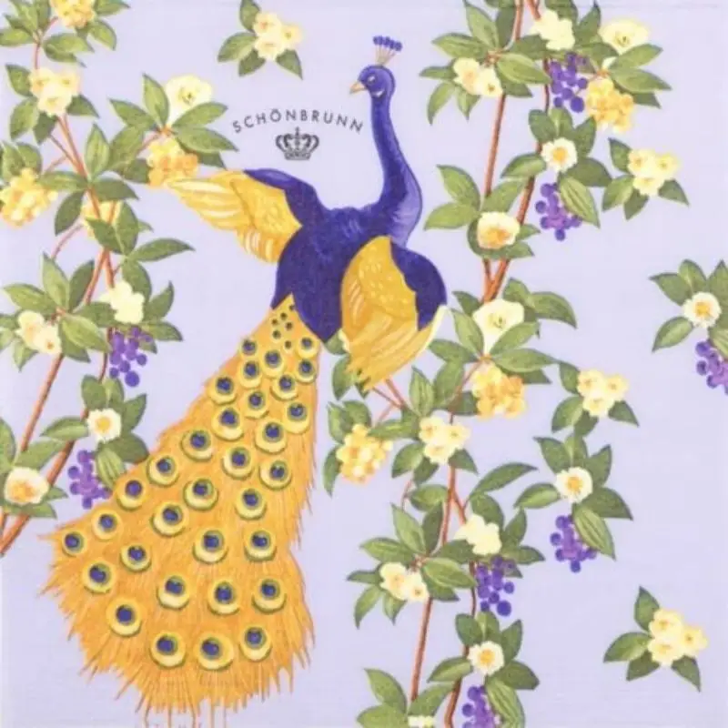 Meilleur Choix Serviettes en papier Paon, Paperproduct Design