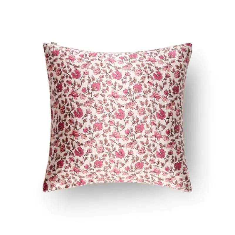 Affaire À Saisir Taie d&rsquo;Oreiller en Soie 65 x 65 cm Fleuri, Emily&rsquo;s Pillow