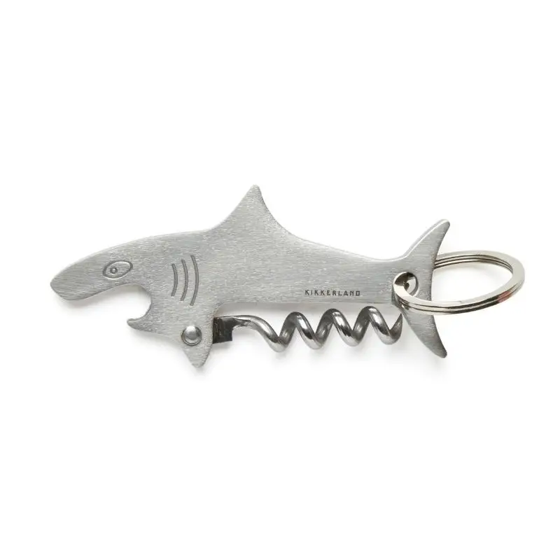 Retour Gratuit Porte-clés et Ouvre-Bouteille Requin, Kikkerland