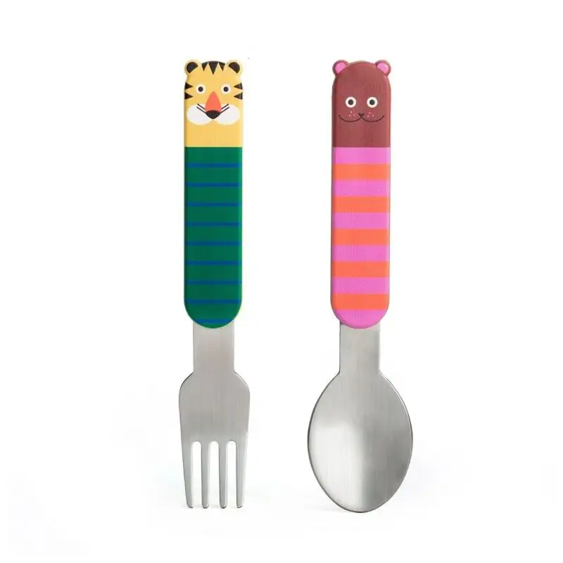 Couverts pour enfants Kidoki, Kikkerland Produit De Marque