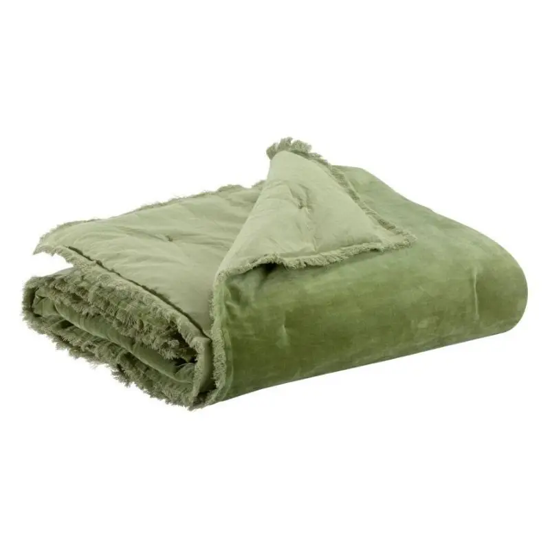 Plaid Fara Olive, Vivaraise Retour Gratuit