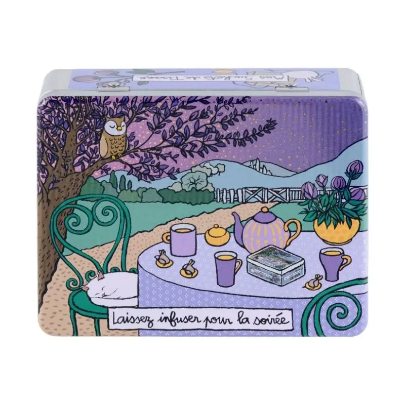 Boîte à tisanes compartimentée Pour le soir, Derrière la porte Promotion Saisonnière