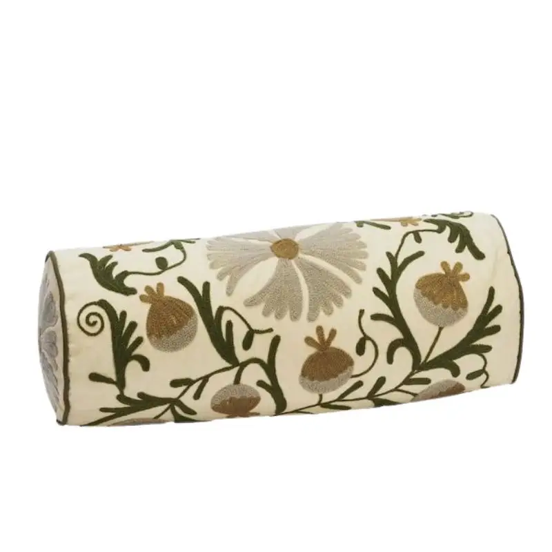 Coussin 20 x 55 cm SUZANI Brodé, Madam Stoltz Marque