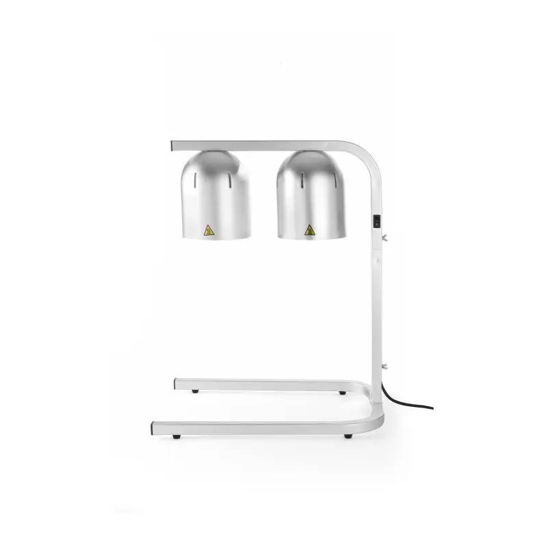 Portique chauffe-plat silver avec 2 lampes infrarouges – HENDI Meilleure Vente