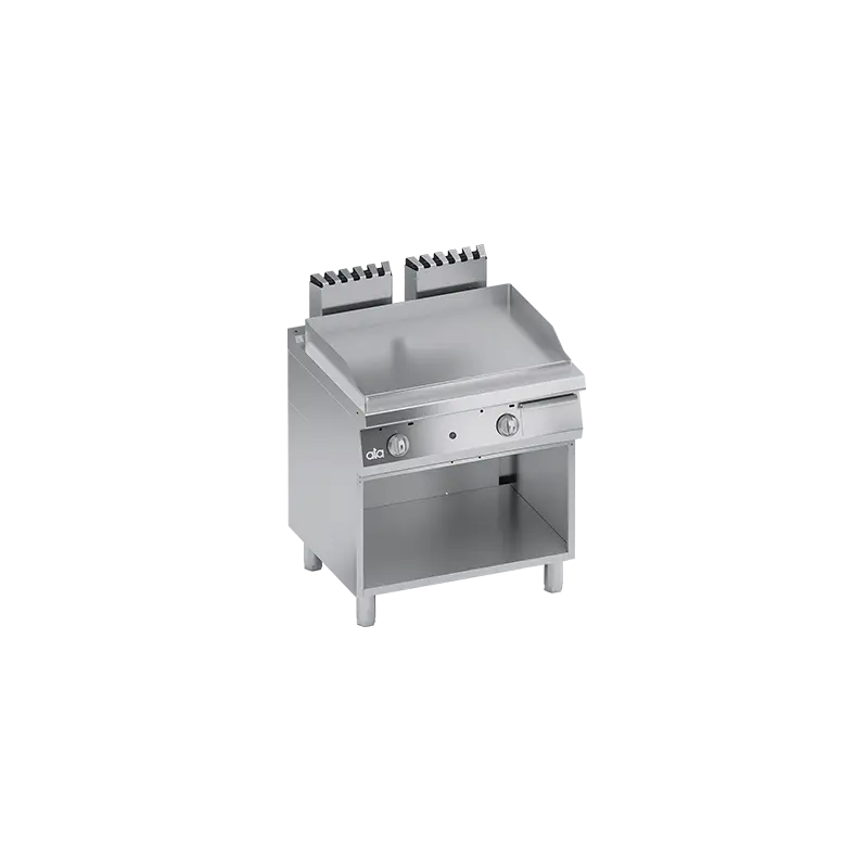 Grillade à gaz lisse 800 mm sur socle ouvert – ATA C2GFL10VV Achat Immédiat