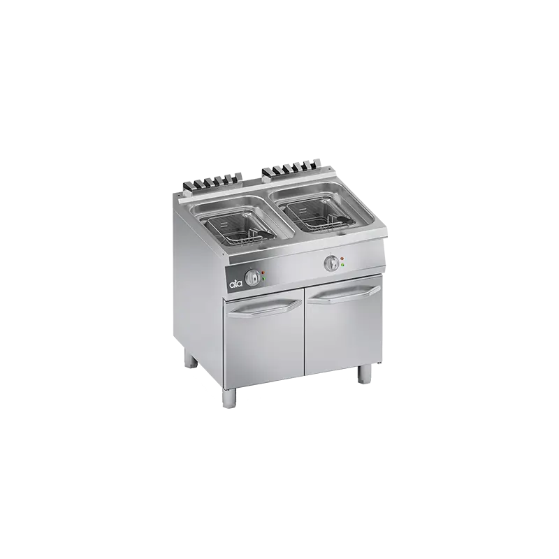 Livraison Gratuite Friteuse électrique professionnelle 2x10L sur socle fermé – ATA C2EFG1010