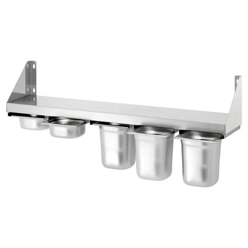 Achetez Aujourd’hui Étagère porte bacs en inox 1000x200x150 mm – Arredochef