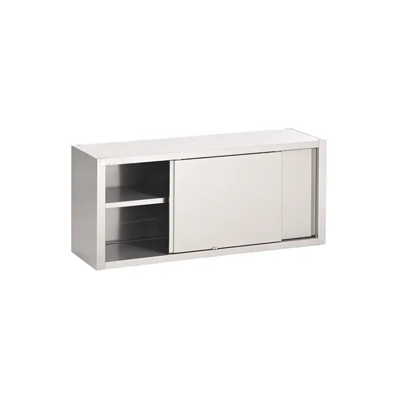 Armoire inox suspendue 2 portes coulissantes 1600x400x650 mm – Arredochef Bon Plan
