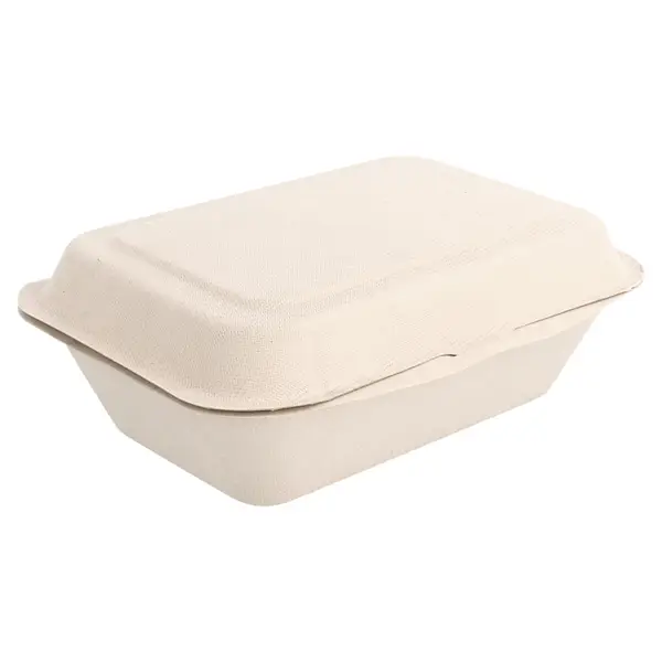 Dernier Modèle COQUILLES "BIONIC" 600 ML 13,6x18,2x6,4 CM NATUREL BAGASSE (1000 UNITÉ) - Garcia de Pou