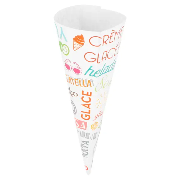 Prix Cassé CÔNES GLACES "PAROLE" 100 G/M2 7x11,5 CM BLANC PAPIER (3000 UNITÉ) - Garcia de Pou