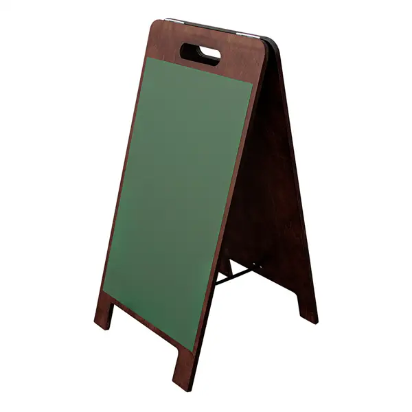 Soldes ARDOISE EN ANGLE 2 FACES MAGNÉTIQUE38x45x78 CM VERT BOIS (1 UNITÉ) - Garcia de Pou