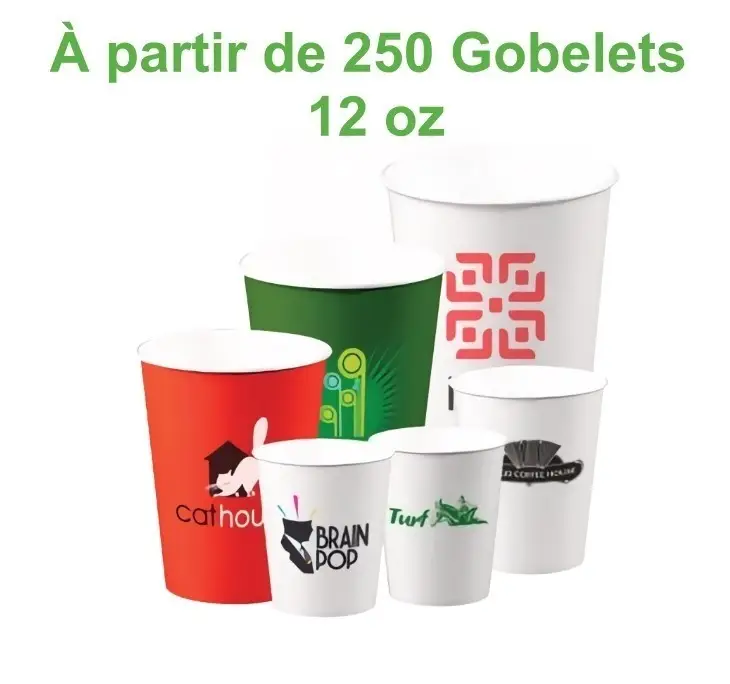 Usine Directe Gobelet carton personnalisé 16oz (400/450lml)
