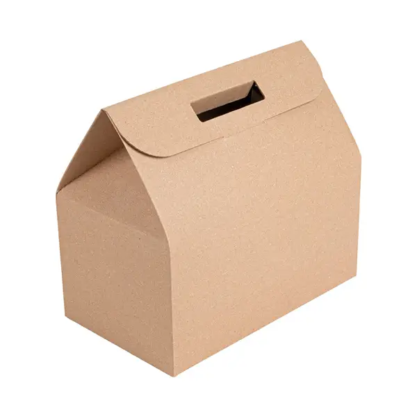 BOÎTES TRANSPORT DE REPAS THEPACK30x18x30 CM NATUREL CARTON MICROCANAL (100 UNITÉ) Satisfait Ou Remboursé