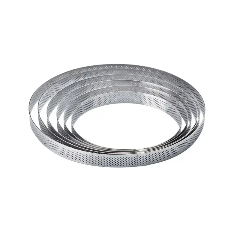 Cercle pâtissier perforé – hauteur 2 cm Commander Maintenant