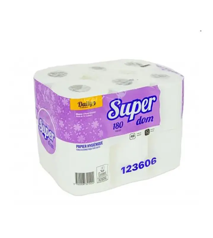 Papier toilette – Rouleau de 180 feuilles – Longueur 20m Acheter Direct