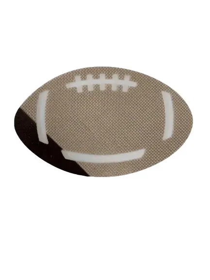 Tapis marqueur de pain ballon de rugby lot de 12 unités Retour Gratuit