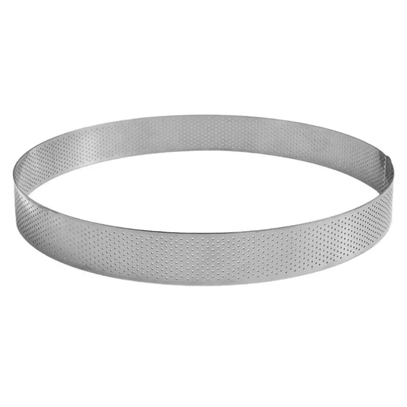 Usine Directe Cercle inox perforé Ht 35 mm