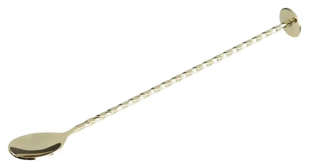 Cuillère à bar Disc, dorée, Überbartools – 25,5cm Retour Gratuit