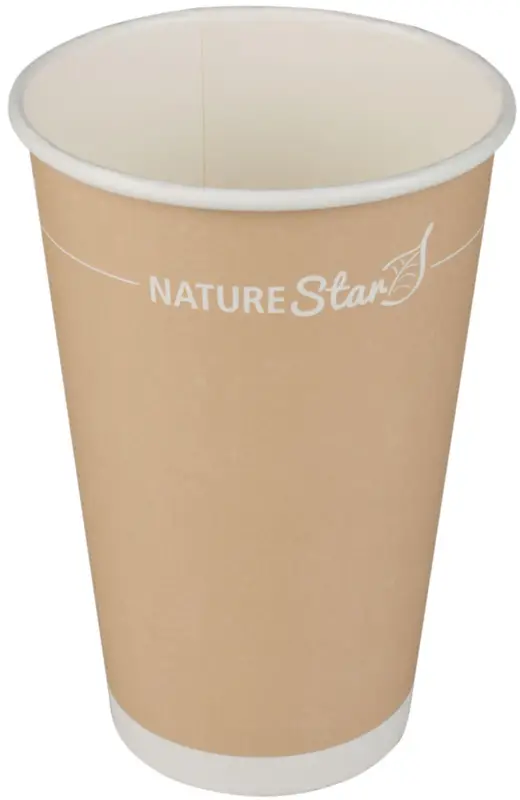 Gobelet à café en papier, marron – 400ml (50 pcs) Achat Immédiat