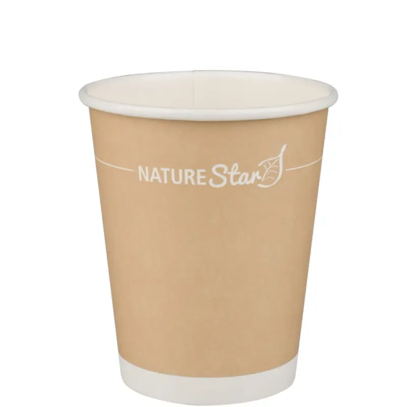 Dernier Modèle Gobelets à café en papier, marron – 200ml (50 pcs)
